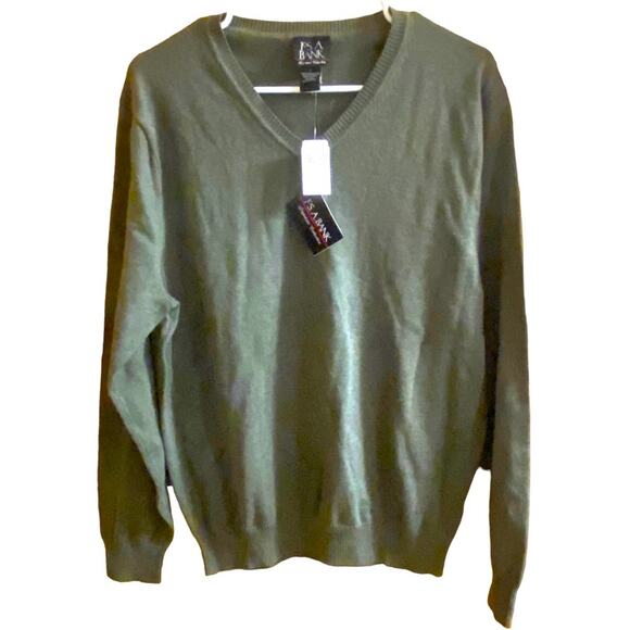 Jos. A. Bank Other - JOS A. BANKS Sweater Mens Large Signature Collection pima Cotton Olive L NWT